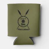 Ondermaats Maccabee-schild en luidsprekers Blikjeskoeler (Voorkant)