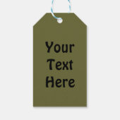 Ondermaats Maccabee-schild en luidsprekers Cadeaulabel (Achterkant)