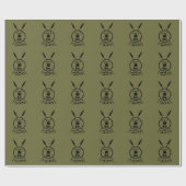 Ondermaats Maccabee-schild en luidsprekers Cadeaupapier (Vlak)