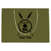 Ondermaats Maccabee-schild en luidsprekers Groot Cadeauzakje (Voorkant)