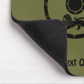 Ondermaats Maccabee-schild en luidsprekers Muismat (Hoek)