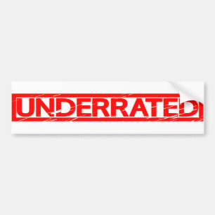 Ondermaatse stempel bumpersticker