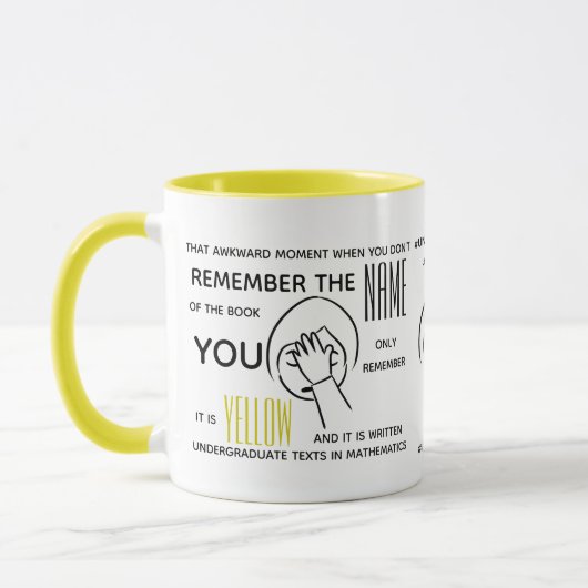 Ondermaatse wiskundeproblemen - Mok (Links)