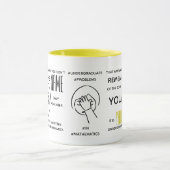 Ondermaatse wiskundeproblemen - Mok (Midden)