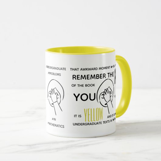 Ondermaatse wiskundeproblemen - Mok (Voorkant rechts)