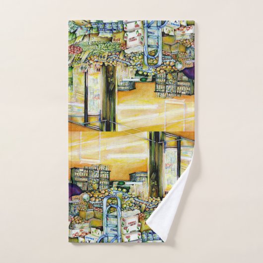 Ondermijning van artistieke herkenning bad handdoek (Handdoek)