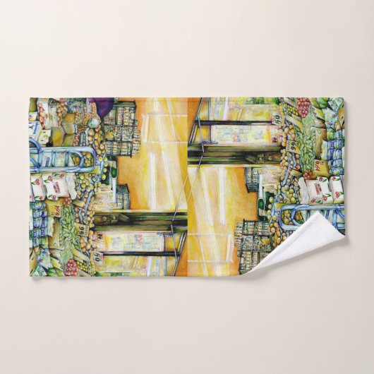 Ondermijning van artistieke herkenning bad handdoek (Handdoek)