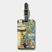 Ondermijning van artistieke herkenning bagagelabel (Voorkant verticaal)