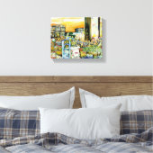 Ondermijning van artistieke herkenning canvas afdruk (Insitu (Slaapkamer))