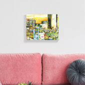 Ondermijning van artistieke herkenning canvas afdruk (Insitu (Woonkamer))