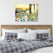 Ondermijning van artistieke herkenning canvas afdruk (Insitu (Slaapkamer))