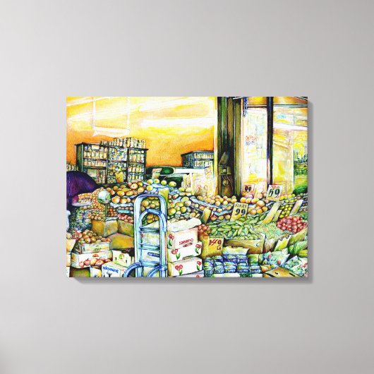 Ondermijning van artistieke herkenning canvas afdruk (Voorkant)