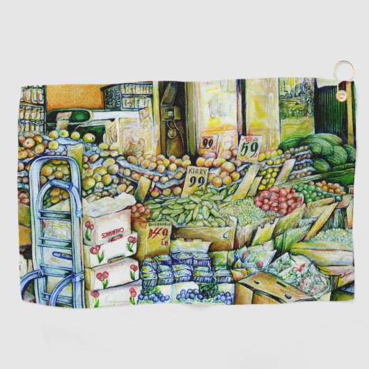 Ondermijning van artistieke herkenning golfhanddoek (Horizontaal)