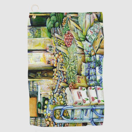 Ondermijning van artistieke herkenning golfhanddoek (Voorkant)