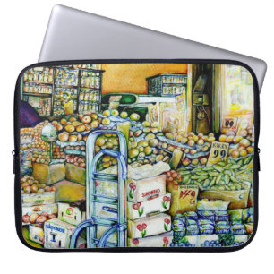 Ondermijning van artistieke herkenning laptop sleeve
