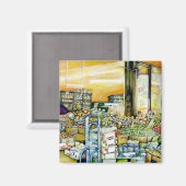 Ondermijning van artistieke herkenning magneet (Voorkant / Achterkant)