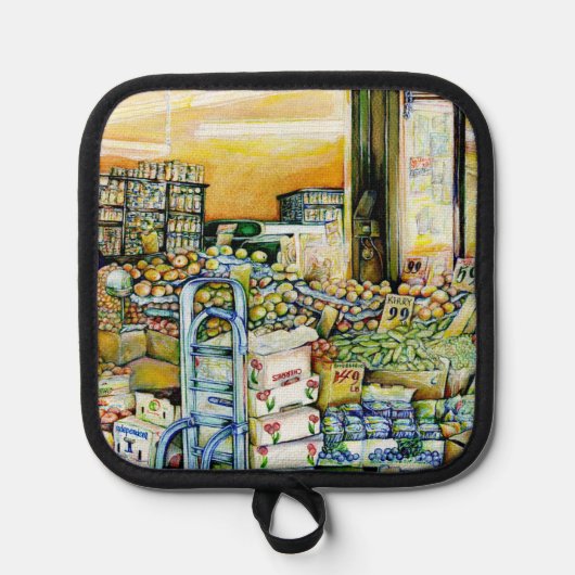 Ondermijning van artistieke herkenning pannenlap (Voorkant)