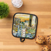 Ondermijning van artistieke herkenning pannenlap (Top down)