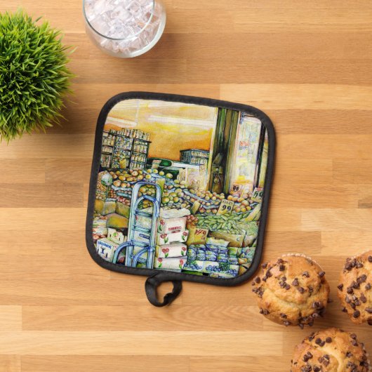 Ondermijning van artistieke herkenning pannenlap (Top down)