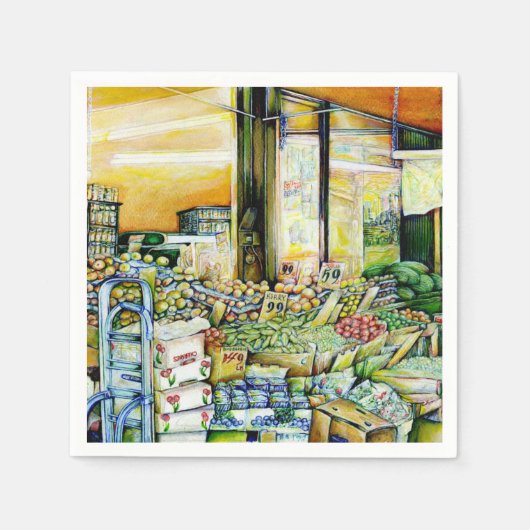 Ondermijning van artistieke herkenning servet (Voorkant)