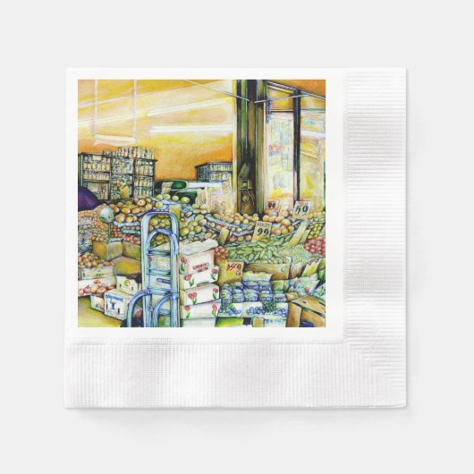 Ondermijning van artistieke herkenning servet (Voorkant)