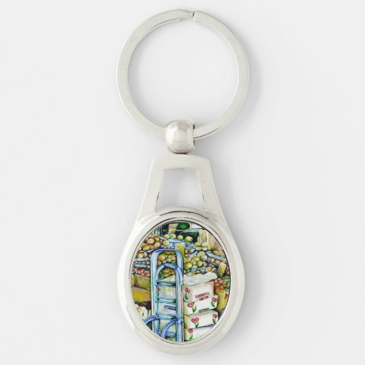 Ondermijning van artistieke herkenning sleutelhanger (Voorkant)