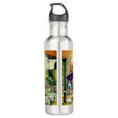 Ondermijning van kunstzinnige waterflessen waterfles  (Achterkant)