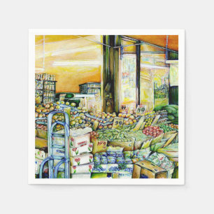 Ondermijning van papieren servetten voor artistiek