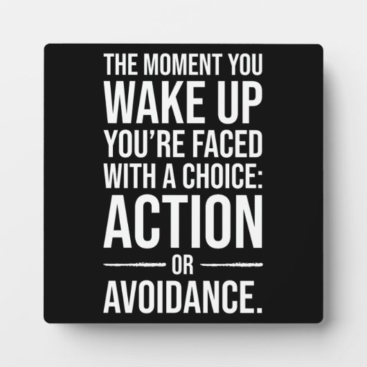 Onderneem actie - Gym, drukte, succes Motivatie Fotoplaat (Voorkant)