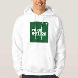 Onderneem inspirerend actie hoodie