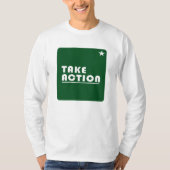 Onderneem inspirerend actie t-shirt (Voorkant)