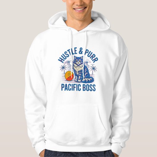 Ondernemende Baas - Strijd & Spin Pacific Geld Hoodie (Voorkant)