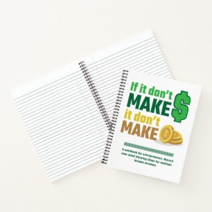 Ondernemer Boss 8.5 "x 11" Spiral Notitieboek