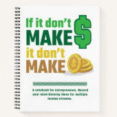 Ondernemer Boss 8.5 "x 11" Spiral Notitieboek (Voorkant)