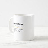 Ondernemer Definitie Gepersonaliseerd Koffiemok (Voorkant links)
