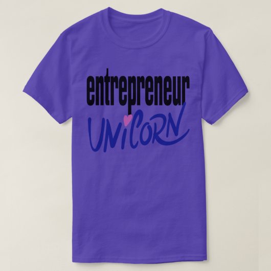 Ondernemer Eenhoorn T-shirt (Design voorkant)