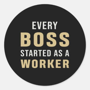 Ondernemer Elke baas begon als een werknemer CEO Ronde Sticker