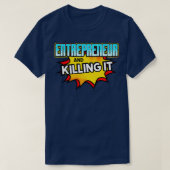 Ondernemer en doden t-shirt (Design voorkant)