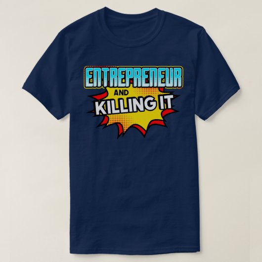 Ondernemer en doden t-shirt (Design voorkant)