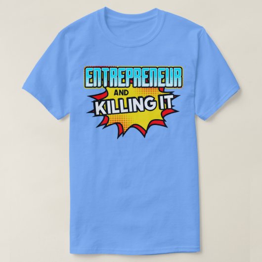 Ondernemer en doden t-shirt (Design voorkant)