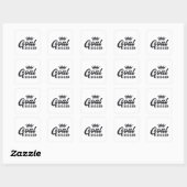 Ondernemer Goal Digger Boss Business CEO Manager Vierkante Sticker (Vel)