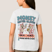 Ondernemer Kat Baas - Geld Hustle Cadeau Tri-Blend Shirt (Achterkant)