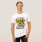 Ondernemer Kat Baas - Geld Hustle Cadeau Tri-Blend Shirt (Voorkant volledig)