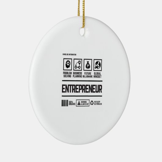 ondernemer keramisch ornament (Rechts)