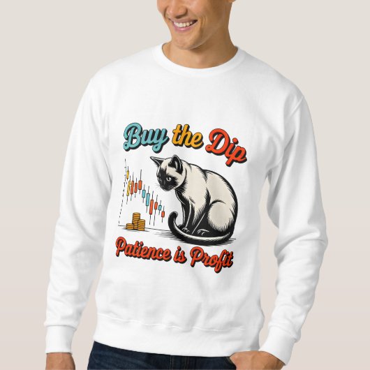 Ondernemer Koop De Dip Kat - Geschenk Voor Aandele Trui (Voorkant)