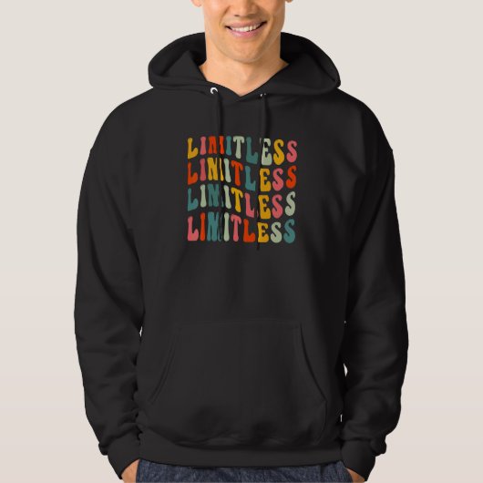 Ondernemer Limitless CEO Motiverend Zakelijk Hoodie (Voorkant)