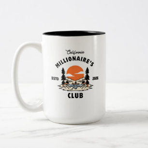 Ondernemer Motivatie Succes Mentaliteit CA Cadeau Tweekleurige Koffiemok