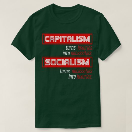 Ondernemer ProCapitalism T-shirt (Design voorkant)
