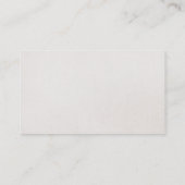 Ondernemer van vrouw onderschat en stijlvolle afbe visitekaartje (Achterkant)