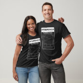Ondernemer Voeding Feiten Sarcastisch Grafisch T-shirt (Unisex)
